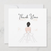 Bruidsmeisjesfeest, dank je kaart (Voorkant)