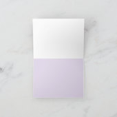 Bruidsmeisjesfeest Dankkaart  |  Paars Bedankkaart (Binnen)