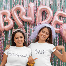 Bruidsmeisjesfeest / Diamond Dot Bruids T-shirt