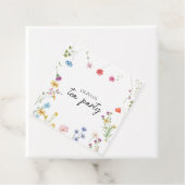 Bruidsmeisjesfeest met theepartij in het wildflowe bedankjes labels (In situ)