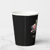 Bruidsmeisjesfeest Petals Pearls Prosecco Favor  Papieren Bekers (Rechts)