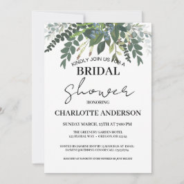 Bruidsmeisjesfeest Tuin Natuur Groene Planten  Kaart