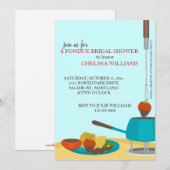 Bruidsmeisjesfeest uitnodigingen of Fonduefeestje (Voorkant / Achterkant)