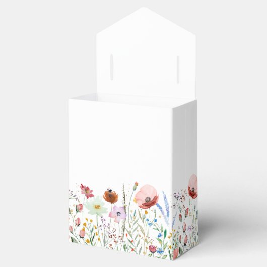 Bruidsmeisjesfeest Wilde Bloemen Kleine Tent Bedankdoosjes (Geopend)