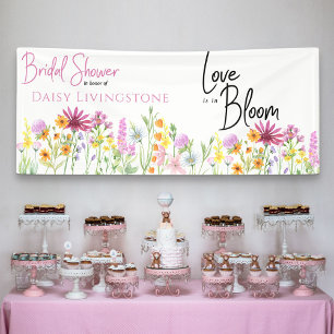 Bruidsmeisjesfeest 'Wildflower Meadow Love is in B Spandoek