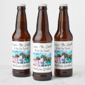 Bruidsmeisjesfeestje Charleston Bier Etiket (Flessen)