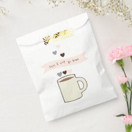 Bruidsmeisjesfeestje koffie mee naar huis koffiebo bedankzakje