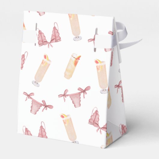 Bruidsmeisjesfeestje: Ondergoed & Paloma's Bedankdoosjes (Achterkant)