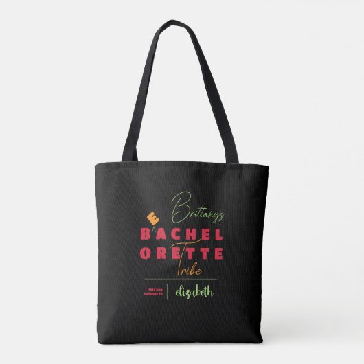 Bruidsmeisjesstam Tote Bag (Achterkant)