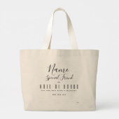 Bruidsmeisjestas - HAMbyWG Grote Tote Bag (Achterkant)