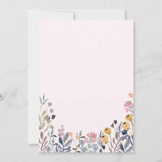  Bruidsmeubel Roze Auto Bruiloft   Kaart (Achterkant)