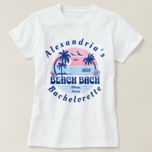 Bruidsnaam Strand Afscheid van de Maagdelijkheid F T-shirt