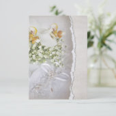 Bruidsorchideeën RSVP Kaart (Staand voorkant)