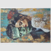 Bruidspaar Bruid van Frankenstein Decoupage Tissuepapier (Voorkant)