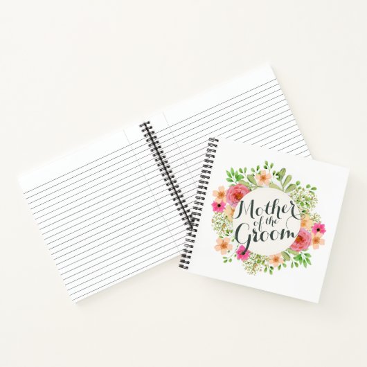 Bruidspaar geschenkboek Moeder van de Bruidegom Notitieboek (Binnen)
