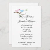 Bruidspaar Post Huwelijksfeest Kaart (Voorkant / Achterkant)