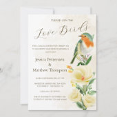 Bruidspaar Vluchten Trouwfeest Foto Bruiloftsrecep Kaart (Voorkant)