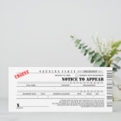 Bruidspaar Voorstel Getuige Fun Voorstel Kaart (Staand voorkant)