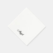 bruidspapier servet (Hoek)