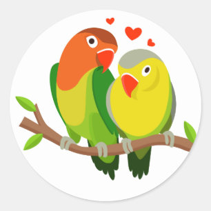 Bruidsparen Bruiloft, Bruidsuitnodiging, Verloving Ronde Sticker