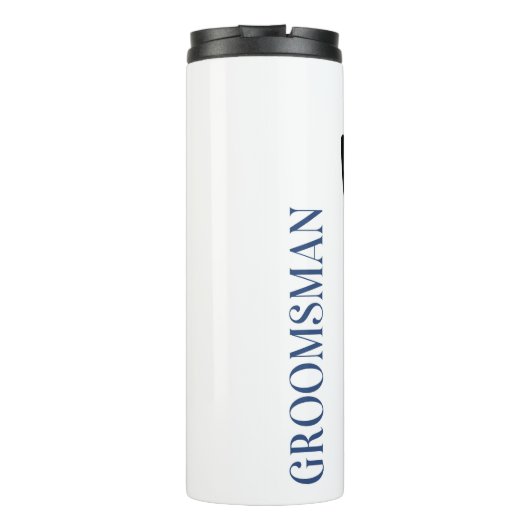 bruidspartij groomsman thermosbeker (Achterkant)