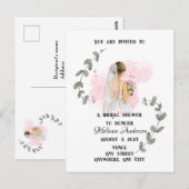 BRUIDSPARTY, romantisch bruid thema  Briefkaart (Voorkant / Achterkant)