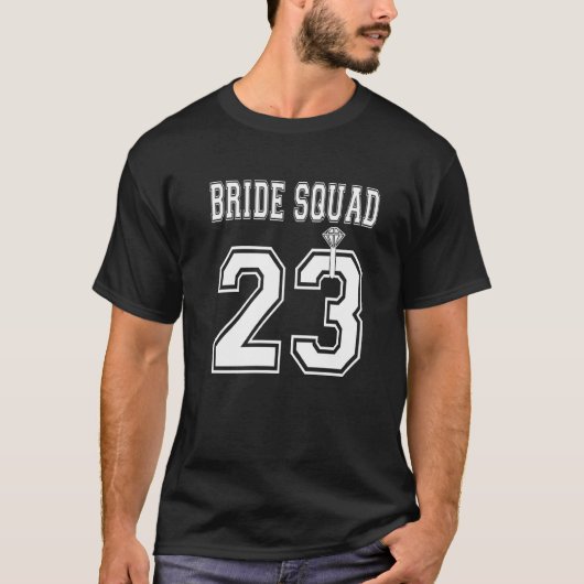 Bruidsploeg 2023 Bruiloft Bruidsmeisjes Afscheidsc T-shirt (Voorkant)