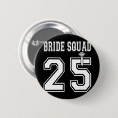 Bruidsploeg 2025 Bruiloft Bruidsmeisjes Afscheid T Ronde Button 5,7 Cm (Voorkant /achterkant)