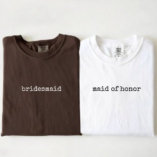 Bruidsploeg   Modern Minimalistisch Script Bruidsm T-shirt