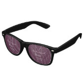 Bruidsploeg naam monogram bruidsmeisje mauve retro zonnebril (Gekanteld)