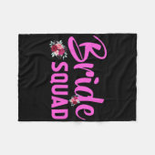 Bruidsploeg ontwerp - Team Bruid  Fleece Deken (Voorkant (Horizontaal))