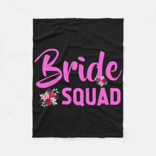 Bruidsploeg ontwerp - Team Bruid  Fleece Deken