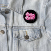 Bruidsploeg Retro Bruiloft Bruidsfeest Jonggezelle Ronde Button 5,7 Cm (In situ)