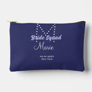 Bruidsploeg voeg naam monogram bruidsmeisje paars  etui