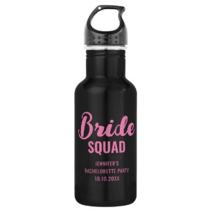 Bruidsquadron Naam Bachelorette Feest Bruiloft Waterfles