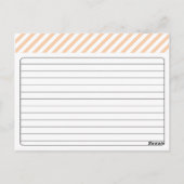 Bruidsrecept Kaart - Sinaasappel (Achterkant)