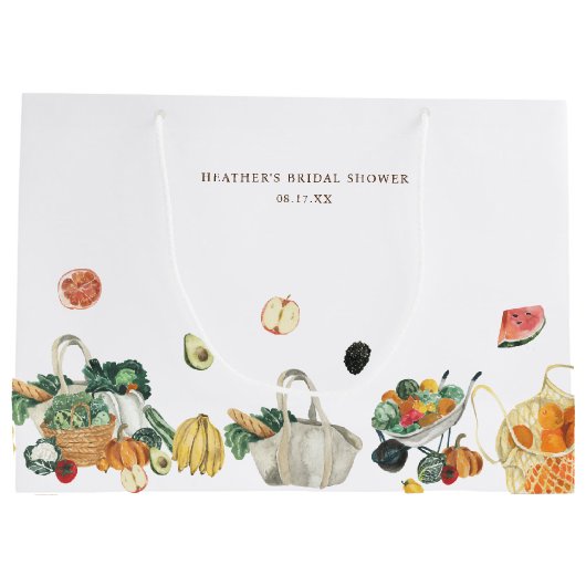 Bruidssalon 'Net van de Markt' Groot Cadeauzakje (Achterkant)