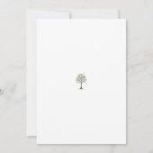 Bruidsschat-geldboom Gemeenschap Gift Afgifte Kaart (Achterkant)