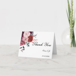 BRUIDSSCHENKING BLOEMEN BEDANKKAART