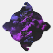 Bruidsshower 'Cloud nine Black Celestial Galaxy' Bedankdoosjes (Ongevouwen)