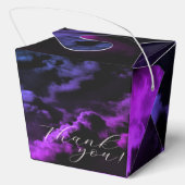 Bruidsshower 'Cloud nine Black Celestial Galaxy' Bedankdoosjes (Achterkant)