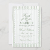 Bruidsshower 'Fresh Off the Market' Kaart (Voorkant)