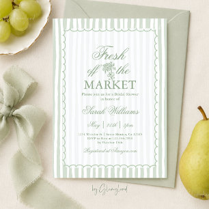 Bruidsshower 'Fresh Off the Market' Kaart