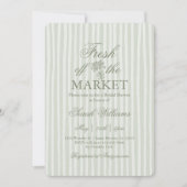 Bruidsshower 'Fresh Off the Market' Kaart (Voorkant)