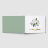 Bruidsshower gastboek met groen en pompoen herfstt gastenboek (Volledig)