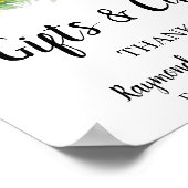 Bruidsshower Huwelijk Zonnebloem Bord Geschenken & Poster (Hoek)