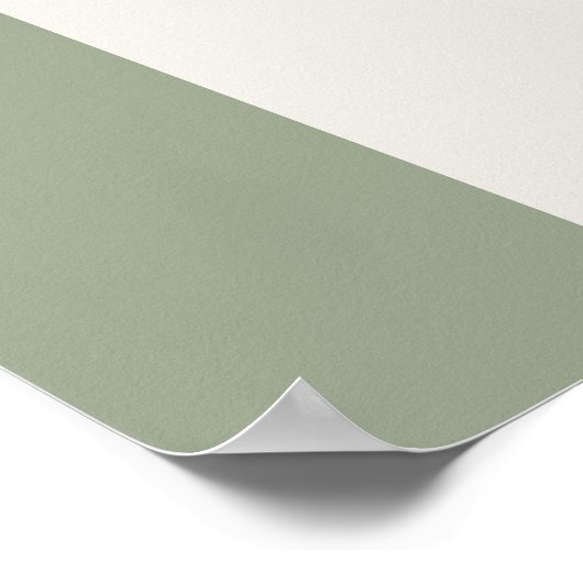 Bruidsshower pampasgras moderne saliegroene schuim poster (Hoek)