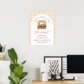 Bruidsshower Welkom: Vers van de Markt Poster (Thuiskantoor)
