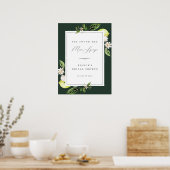 Bruidsshowerposter met botanische citroenen en 'Ma Poster (Keuken)