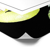 Bruidsshowerposter met botanische citroenen hoofdt poster (Hoek)